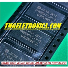 628512 - CI HM628512LFP, High Speed CMOS Static SRAM Chip Async Single 4M-Bit 512K x 8 - SMD SOP 32Pin - HM628512LFP-5 High Speed CMOS Static SRAM Chip Async Single 4M-Bit 512K x 8